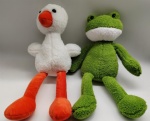 Plush toy, duck, panda, frog